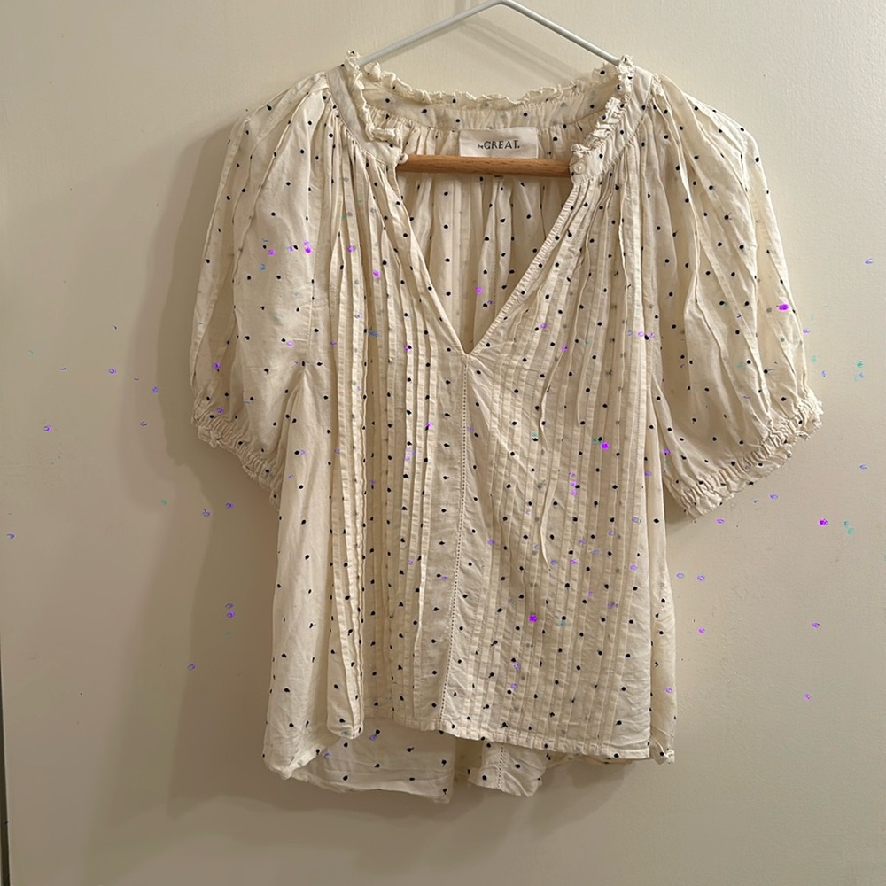 The Great cotton blouse, size 1
